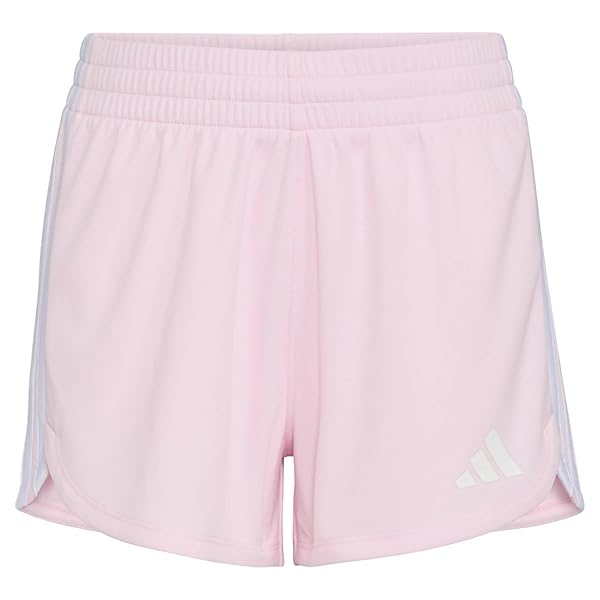 adidas Girls' 3-Stripes Mesh Shorts