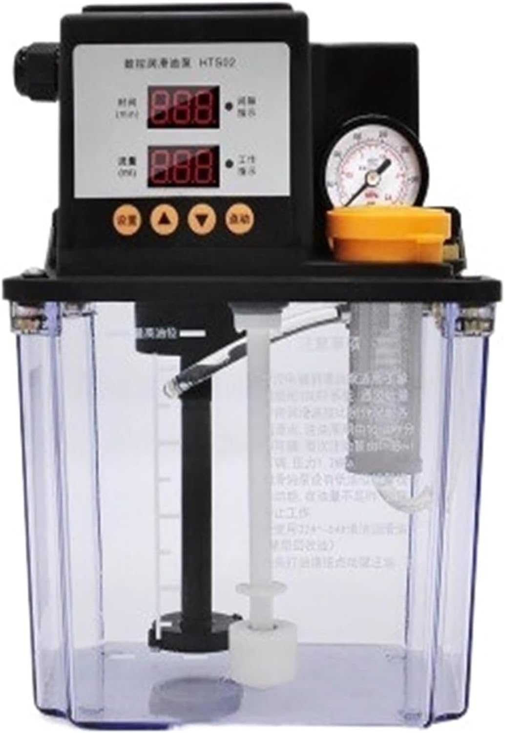 1PC CNC Electromagnetic Lubrication Pump, 110V 1/2L, Lubricator, 1/2 Liters Lubricant, Automatic Lubricating Oil,121