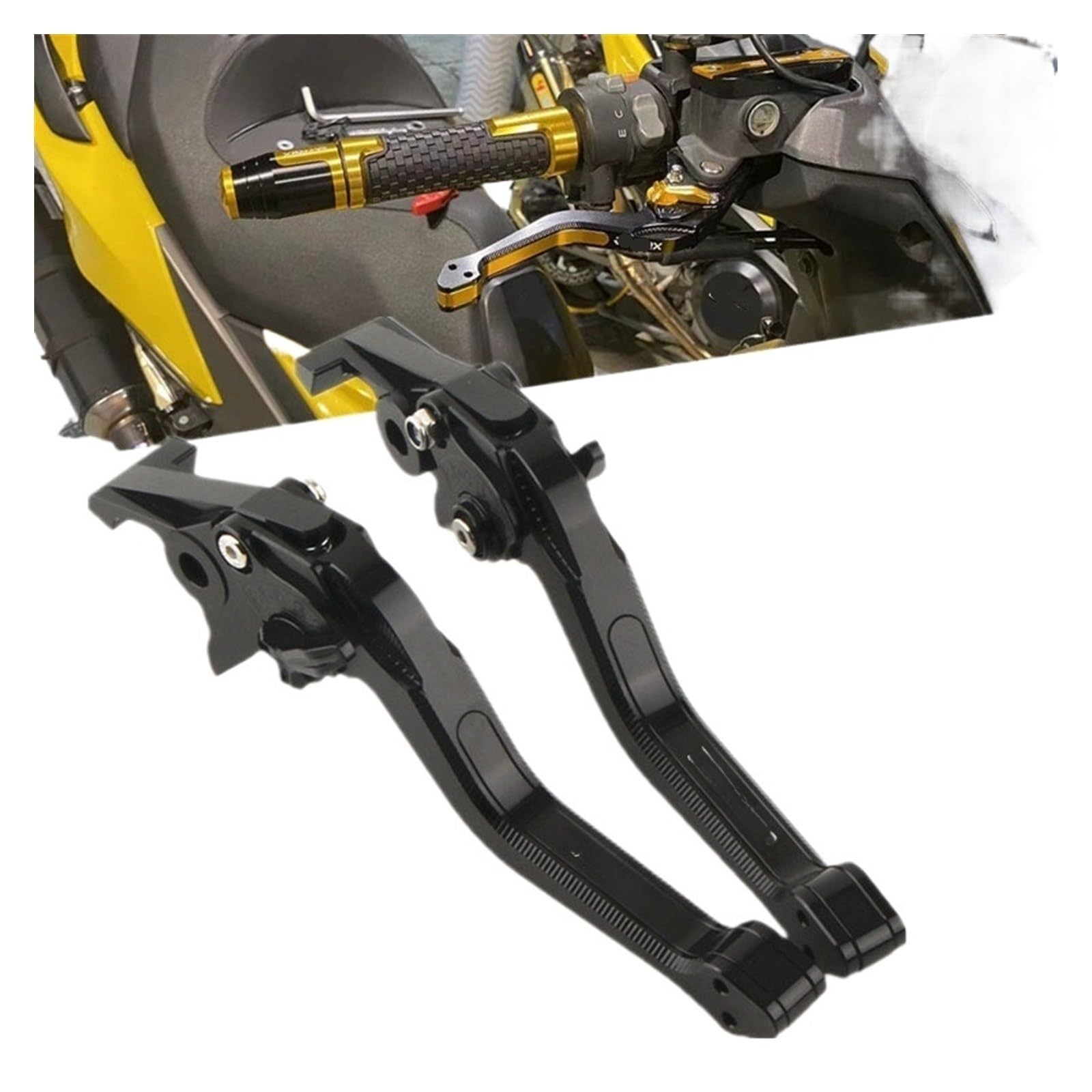Ewsjg Z400 Black For Kawa&Saki Z400 Z650 Z800 2021-2023 Motorcycle Cnc Clutch Levers Handle Accessories Adjustable Brake Clutch Levers Clutchs Brakes Handle Levers