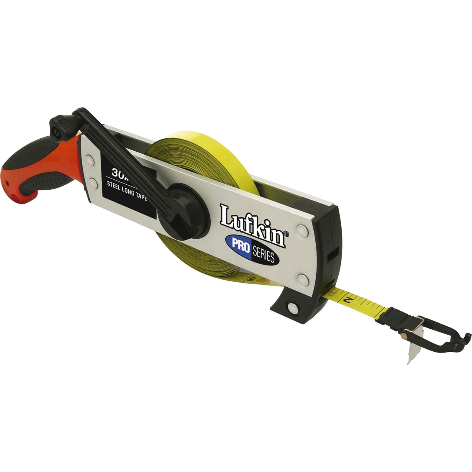 Lufkin FT30CME Cinta Métrica Larga de Acero de 30 m/100 Pies x 13 mm/1/2 Pulgada Métrica/Imperial