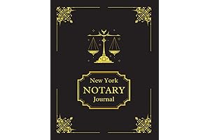 Notary Journal New York 2023: Notary Public Record Book for Signing Agents