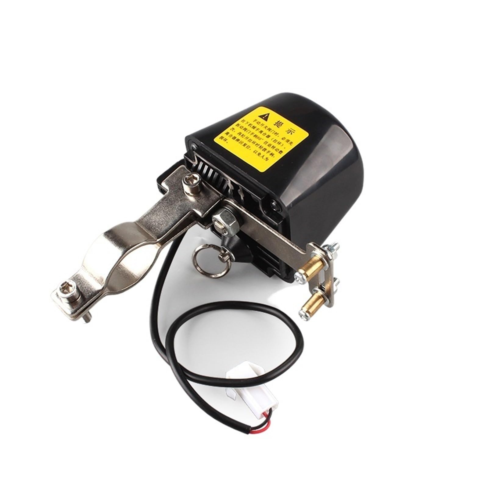 Válvula De Cierre For Tubería De Gas De 1/2" Y 3/4" Con Control Eléctrico De 12 V For Corte De Alarma De Gas/agua(3/4")