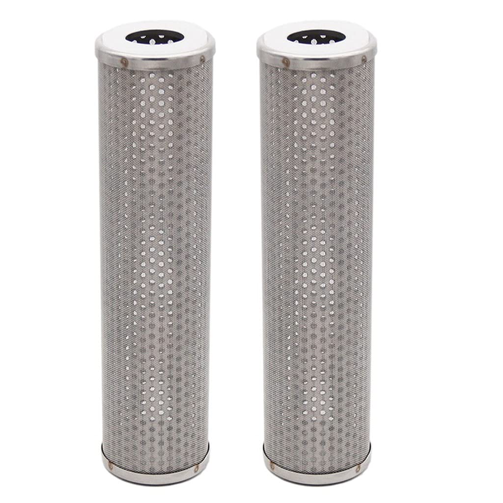 Wasserpumpenfilter, Rohrleitungsfilter, 9,88 Zoll hohe Edelstahl-Filtrationskartusche, 150/400 Mikron Homebrew-Bierfilter, Bierbrausiebe-Ausrüstung an der Küchenbar, 1 Stück (Farbe: 400 Mikron) (Farbe