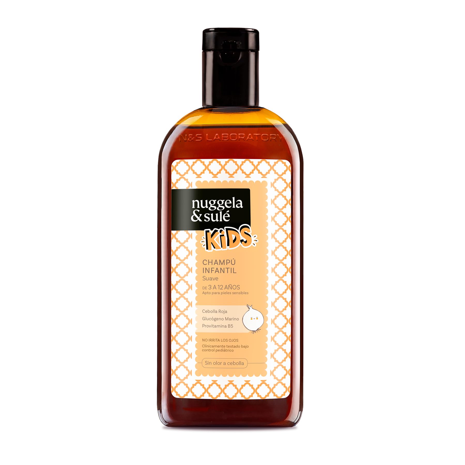 Nuggela & Sulé KIDS Shampoo - Gentle - 3 to 12 Years Old - With Red Onion Extract and Provitamin B5 - No Irritation to the Eyes - Children's Line - 1 x 250 ml