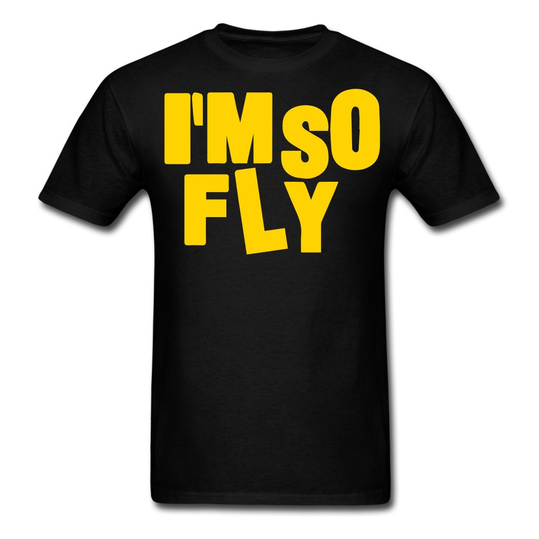 Jane Tobey Black Casual Im So Fly t Shirts XXXX-L