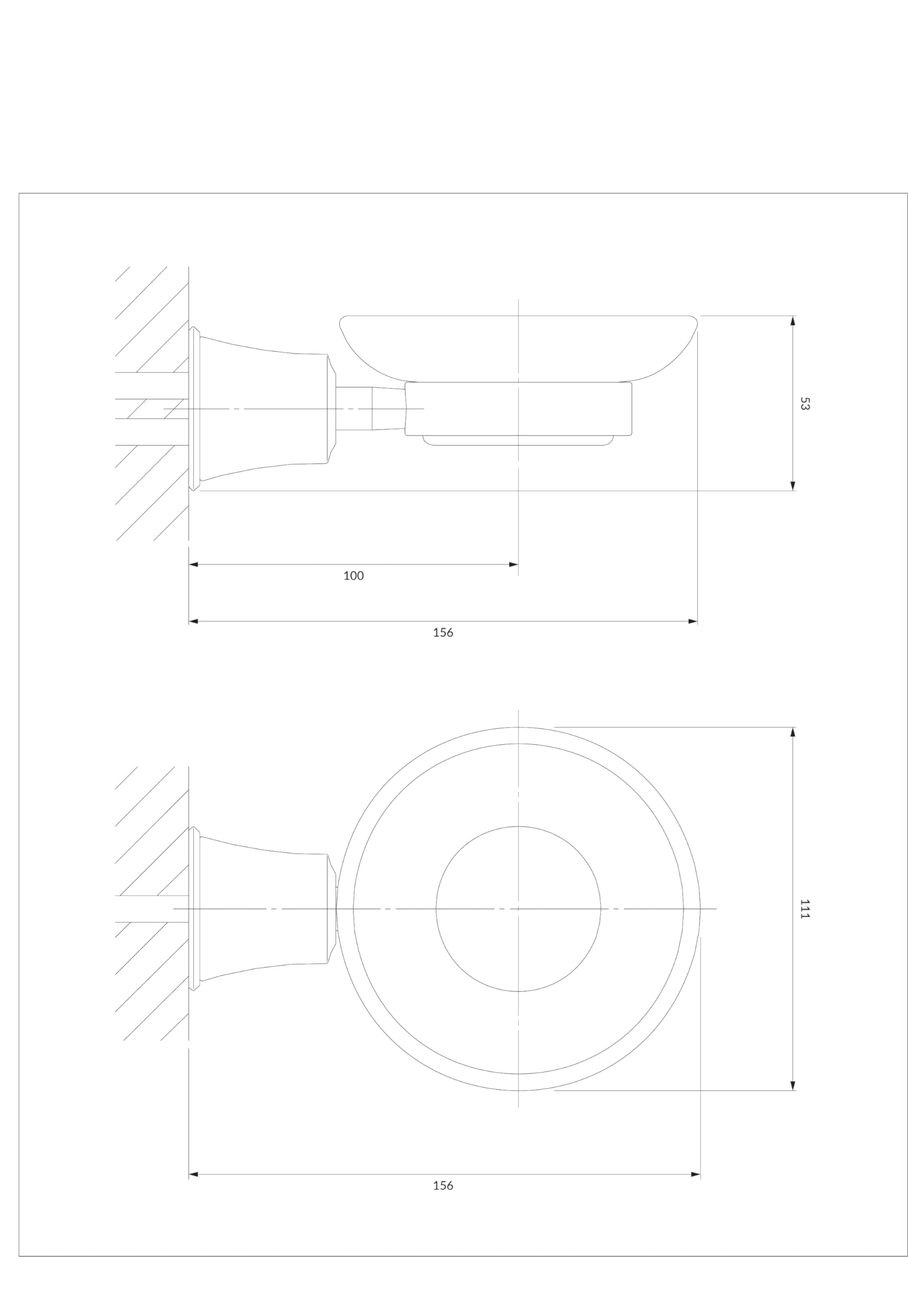 Omnires AL53420CR, Detersivo per i piatti ART LINE, Chrome