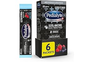 Pedialyte AdvancedCare Plus Electrolyte Powder: Replenish Electrolytes and Prebiotics