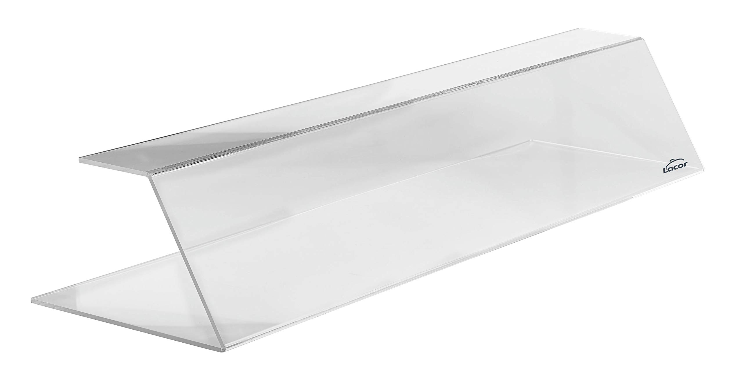 LACOR 39450 - Protector de Alimentos para Barra 100 cm, Pantalla Higiénica Transparente, Libre de BPA, Fácil de Limpiar, Ideal para Buffets, Restaurantes y Hostelería