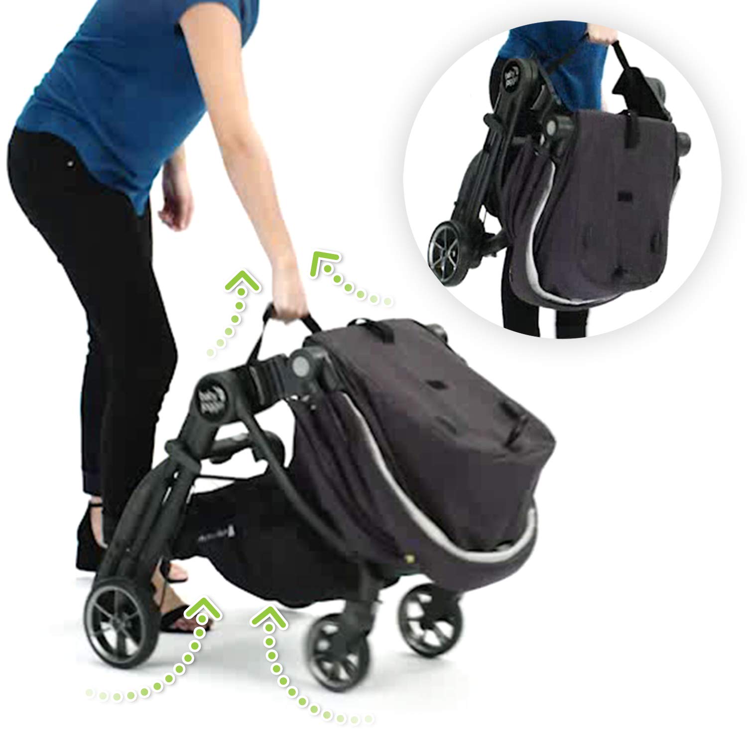 Baby Jogger City Tour LUX nacelle pliable, granite
