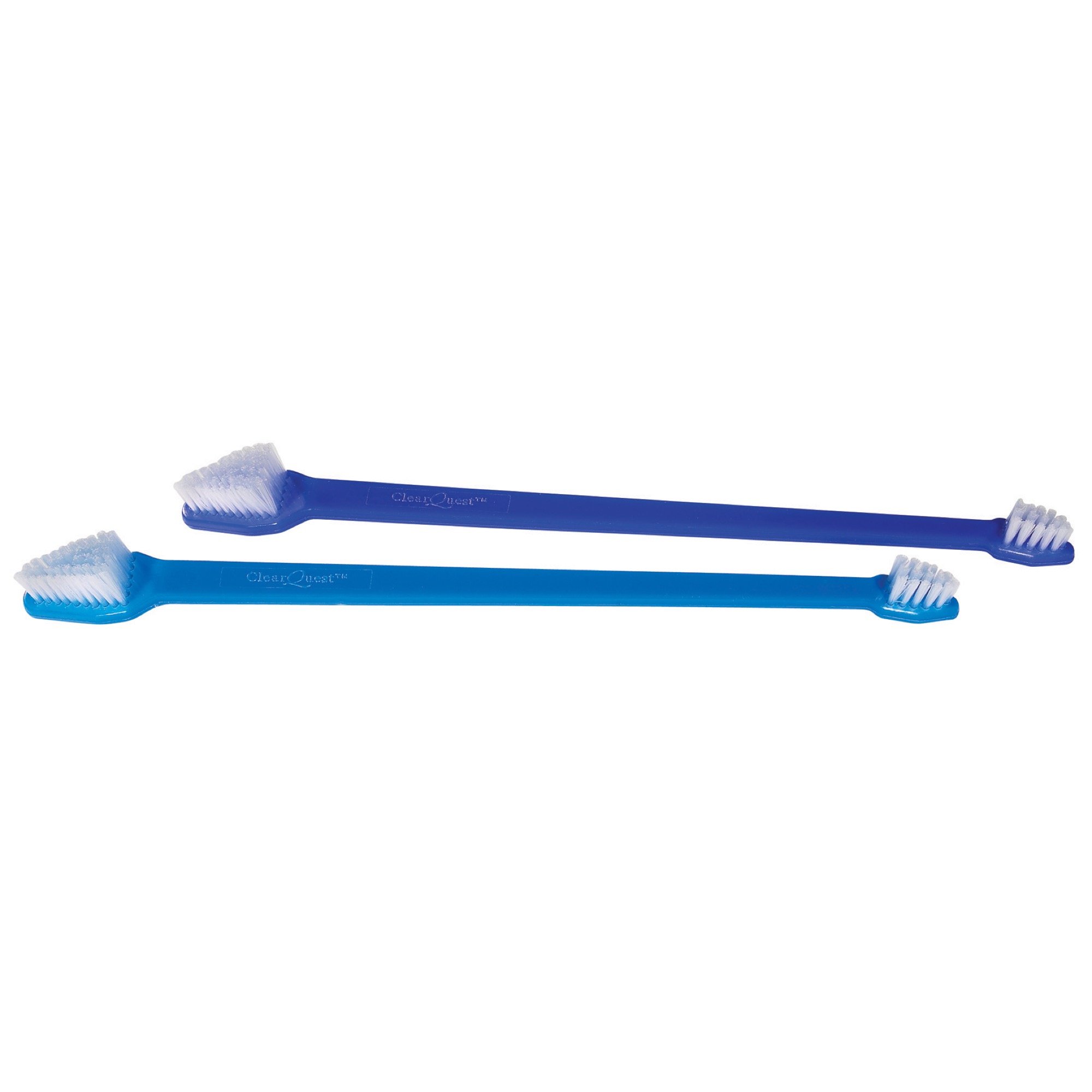ClearQuest Dual-End brosses à Dents pour Animal Domestique, 22,9 cm, 50/boîte, (Couleurs Varier)