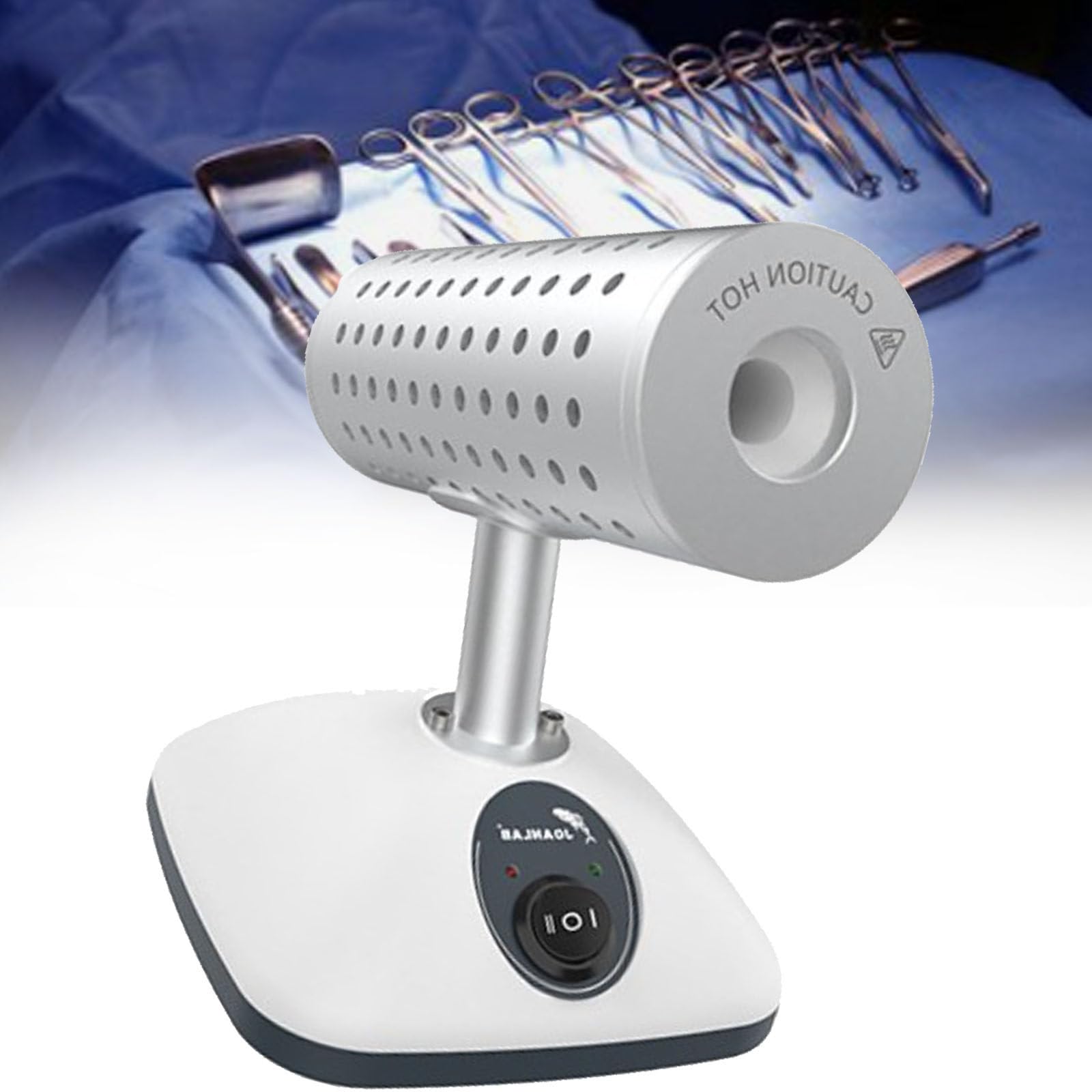 Esterilizador Infrarrojo Bisturí Autoclave,Esterilizador para Agujas,Esterilizador para bisturís,Esterilizador de asa de inoculación,para asa de inoculación micología,14mm-110V