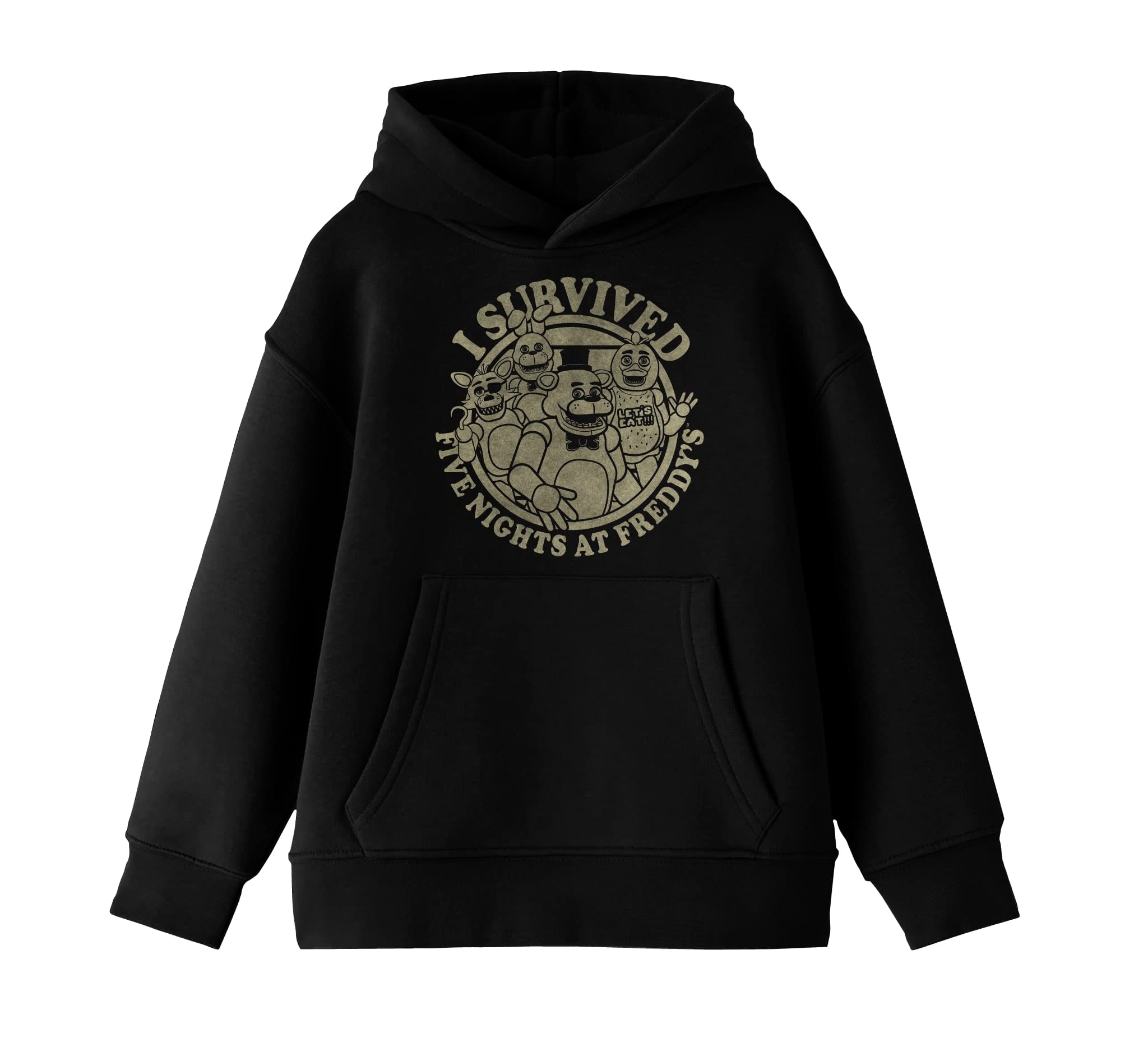 Bioworld Five Nights At Freddy's I Survived Boy's Black Sweatshirt