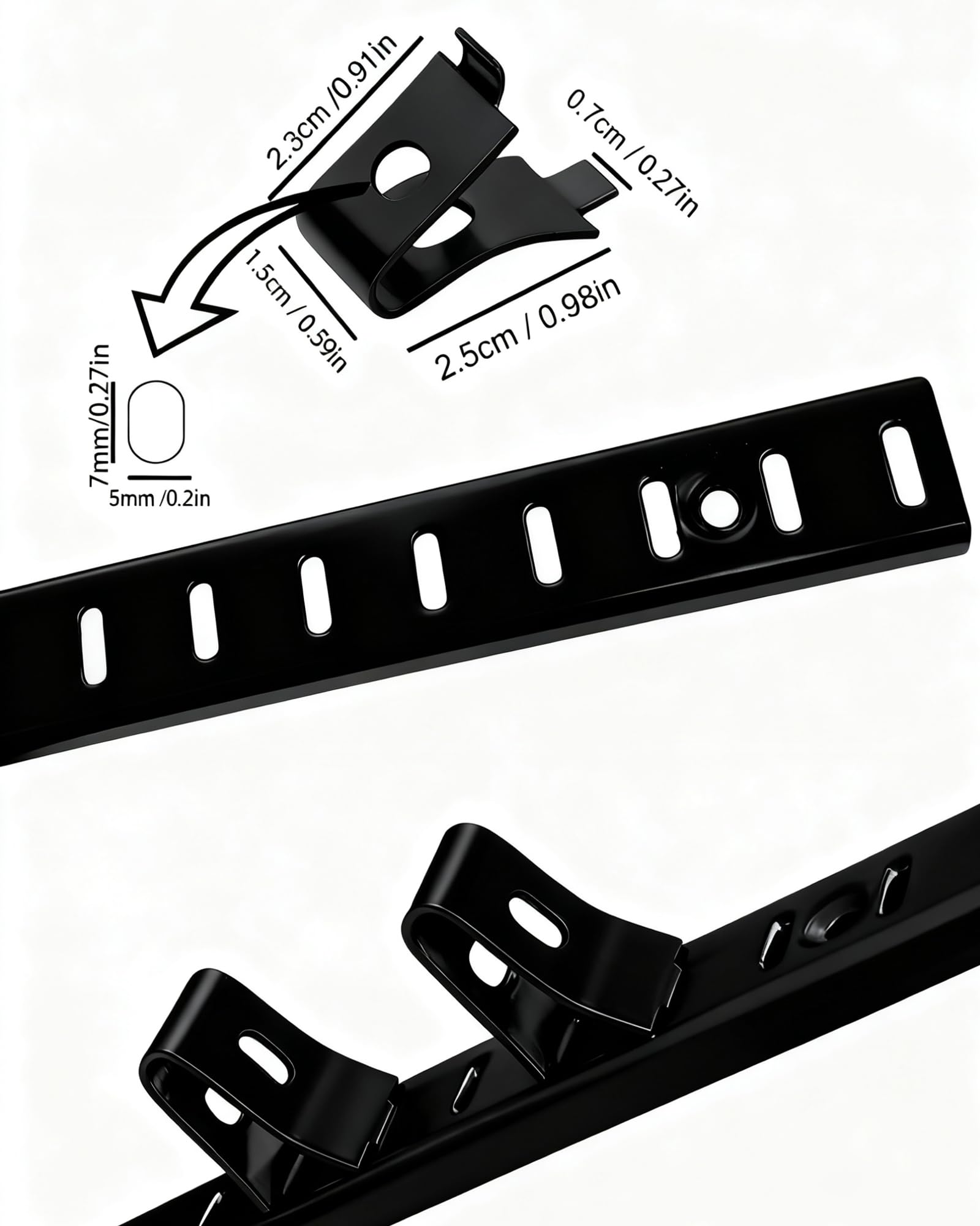 Adjustable Shelf Clips - Keep Shelves Stable -2