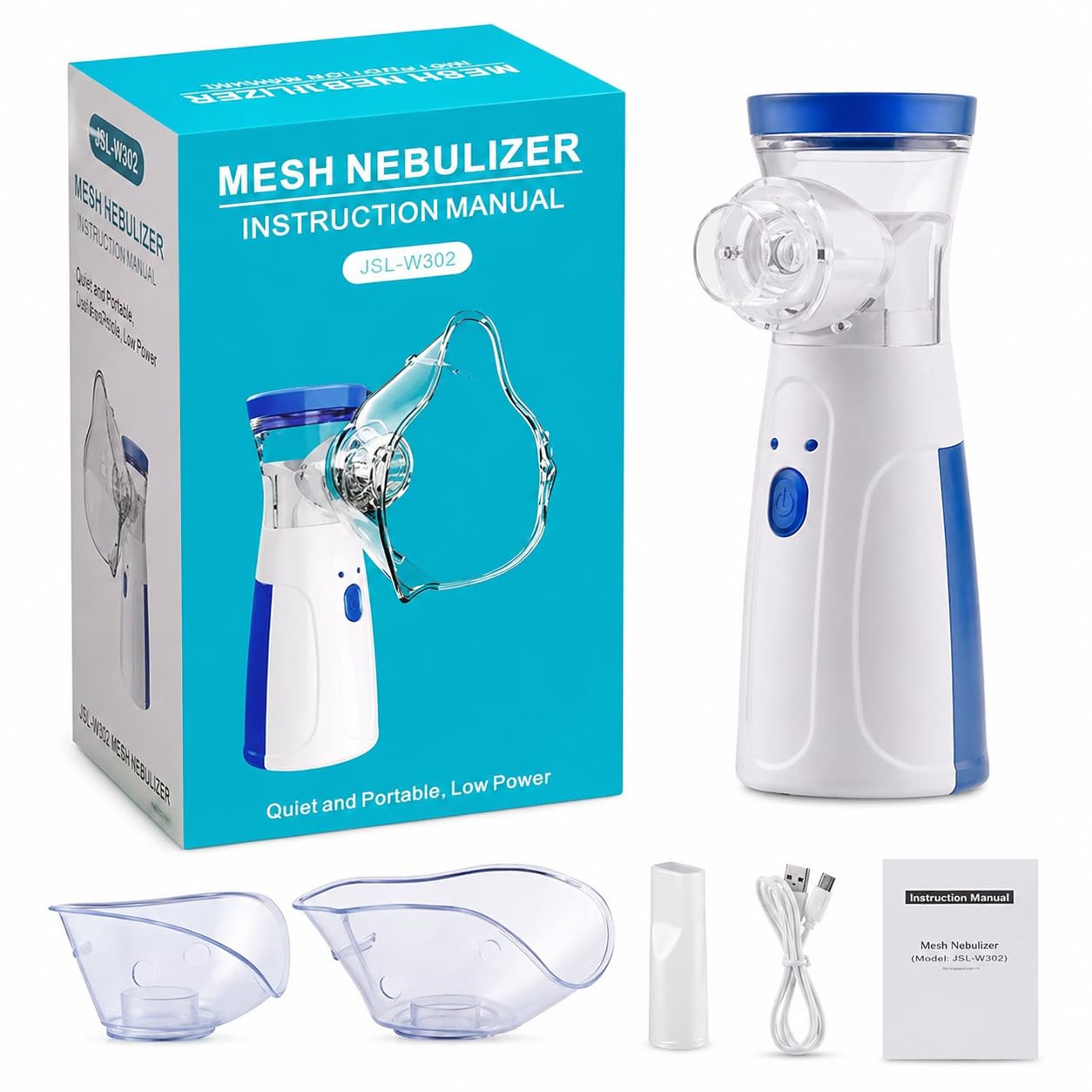 Portable Nebulizer & Humidifier for Baby & Adults | Compact, Silent, Self-Cleaning Machine with Long Battery Life | Effective for Asthma, Cough, Sinus & Allergy Relief at Home-image-3