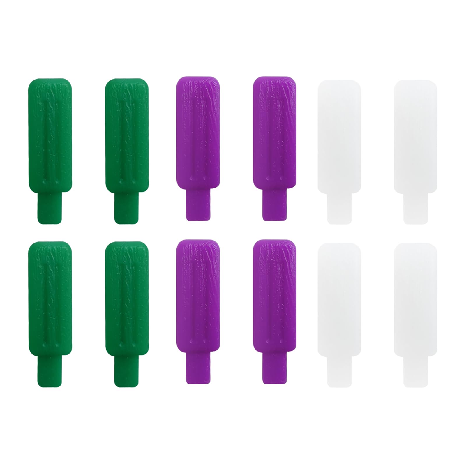 Silicone Orthodontic Tooth Aligner Chewies, YOUYA DENTAL 6 Pack Handheld Cute Aligner Chewies for Invisable Braces, 3 Flavors Teeth Stick Bite Dental Aligner Tray Seaters with Grip Handle