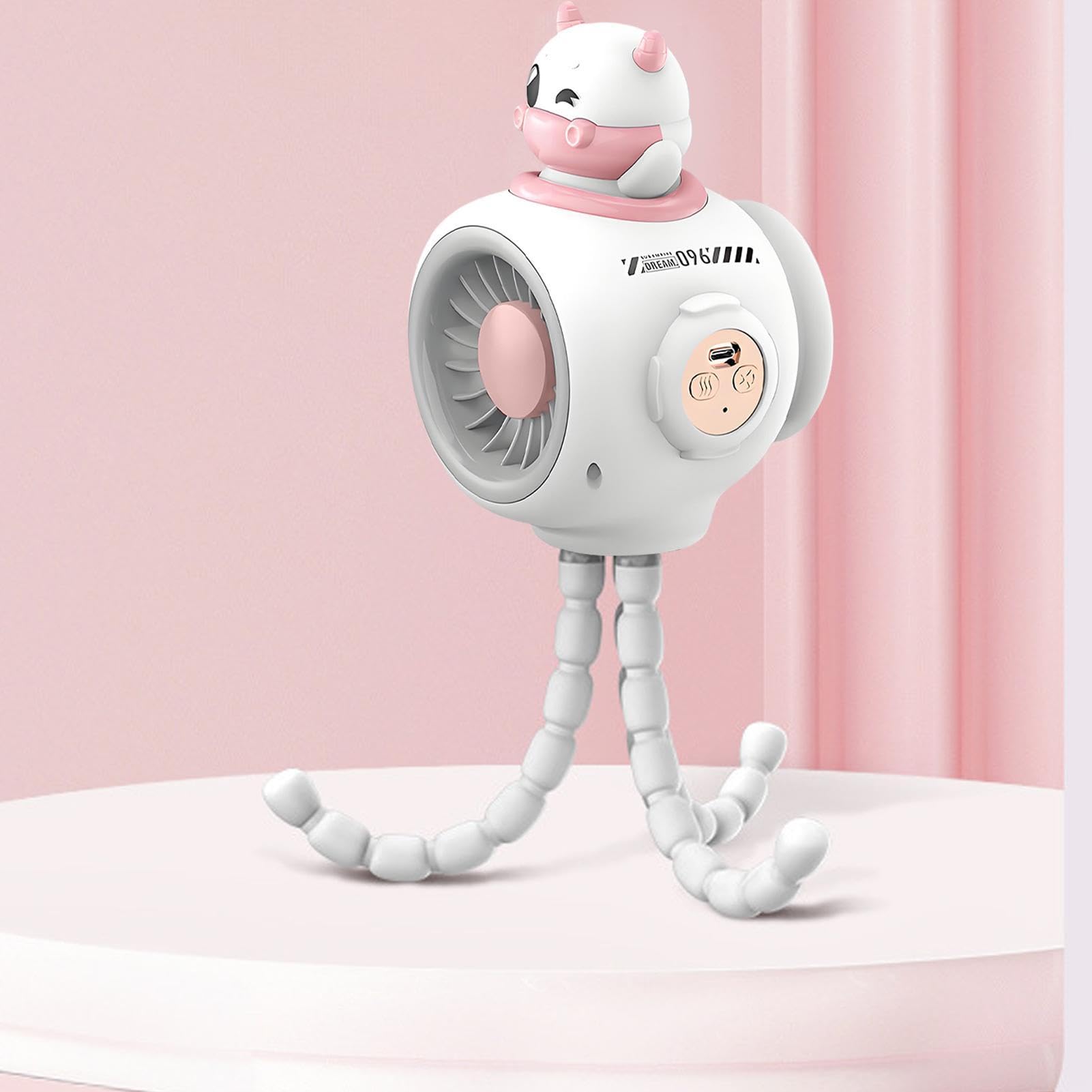 Ventilatore Rinfrescante Per Passeggino Ventilatore A Clip Per Carrozzina | 3 Velocità Regolabili, Alimentazione USB E Design Compatto Per Shopping, Campeggio, Auto E Viaggi All’Aperto
