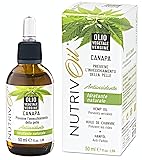 NUTRIVOIL - Puro Olio di Canapa spremuto a freddo - Viso, Corpo, Capelli - 50 ml Uso Cosmetico
