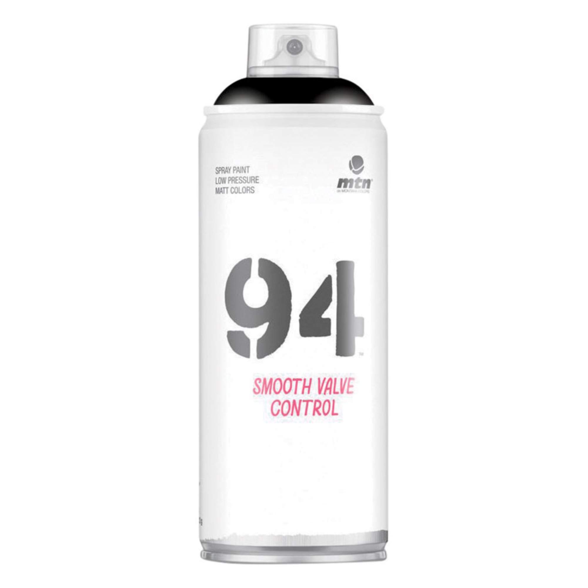MTN Montana Colors 94 Black, Matte Spray Paint, 400ml