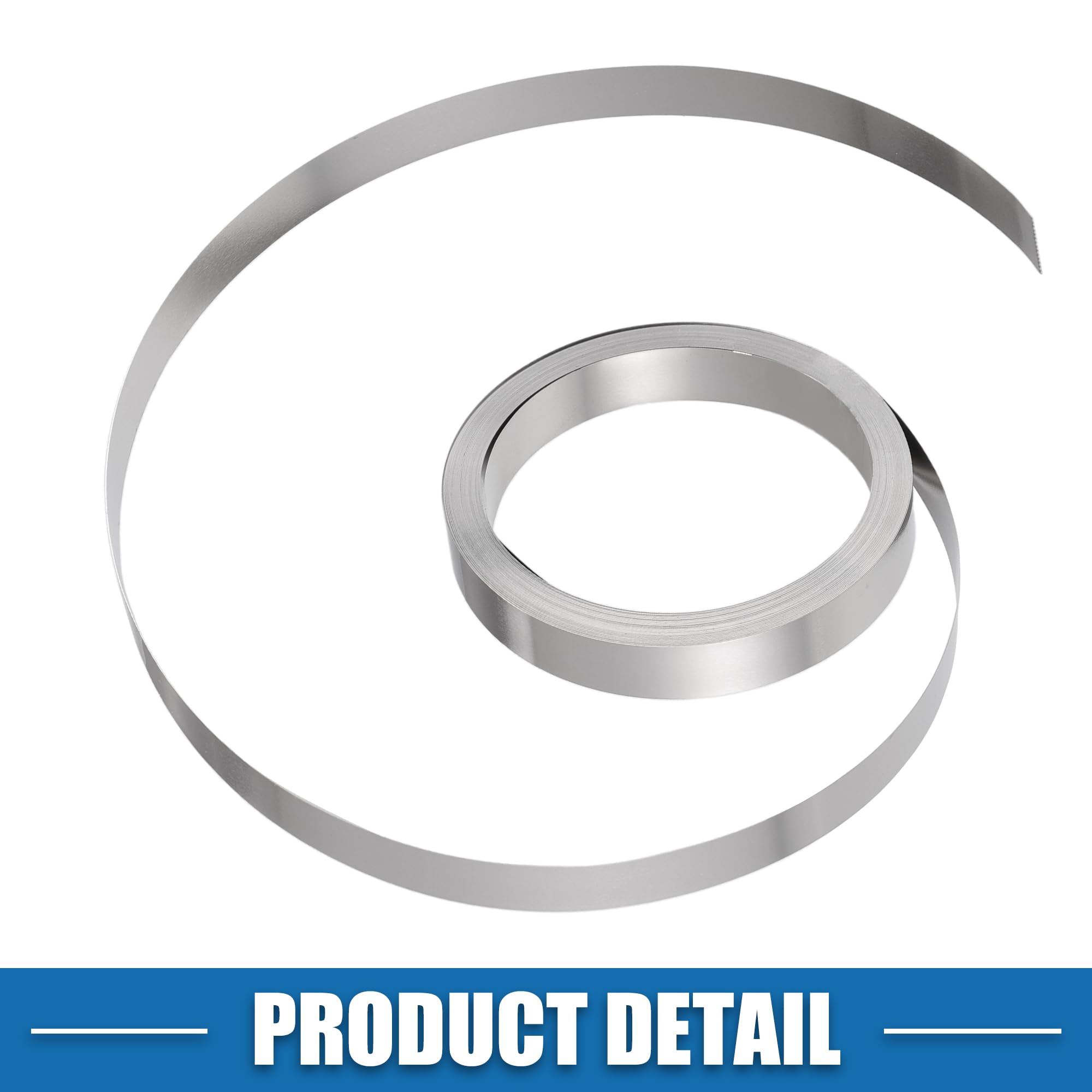 A ABSOPRO Bande De Nickel Pure Argentés Pour Soudure De Batterie | Largeur 10mm, Épaisseur 0.12mm, Longueur 10m (32.8ft), Pour Soudure Par Points, Résistance À L'Oxydation