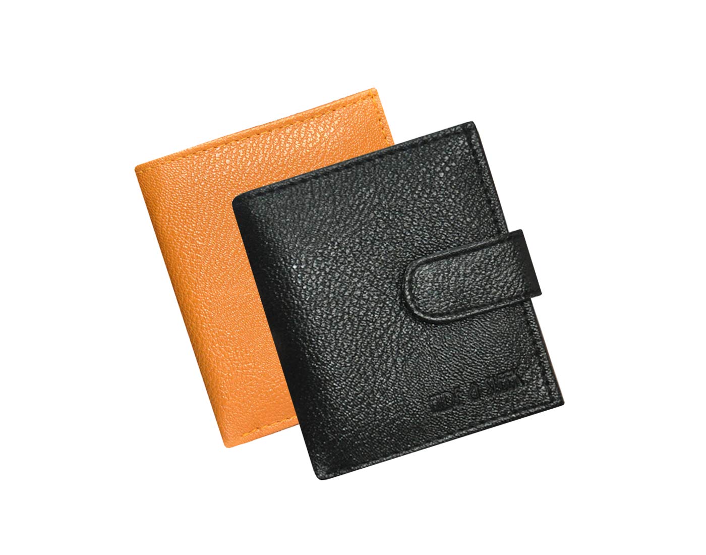 Hide&Sleek RFID Protected PU Leather Credit Card Holder Slim 17 Slots Card Holder Unisex Wallet Pack of 2