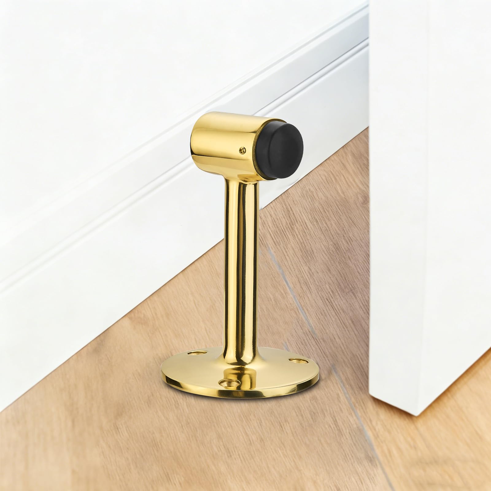 Polished Gold Door Stop - MD, Zinc Alloy — KHTUMEWARE