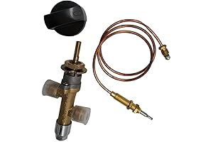 METER STAR Propane Lp Gas Fire Pit Control Safety Valve Flame Failure...