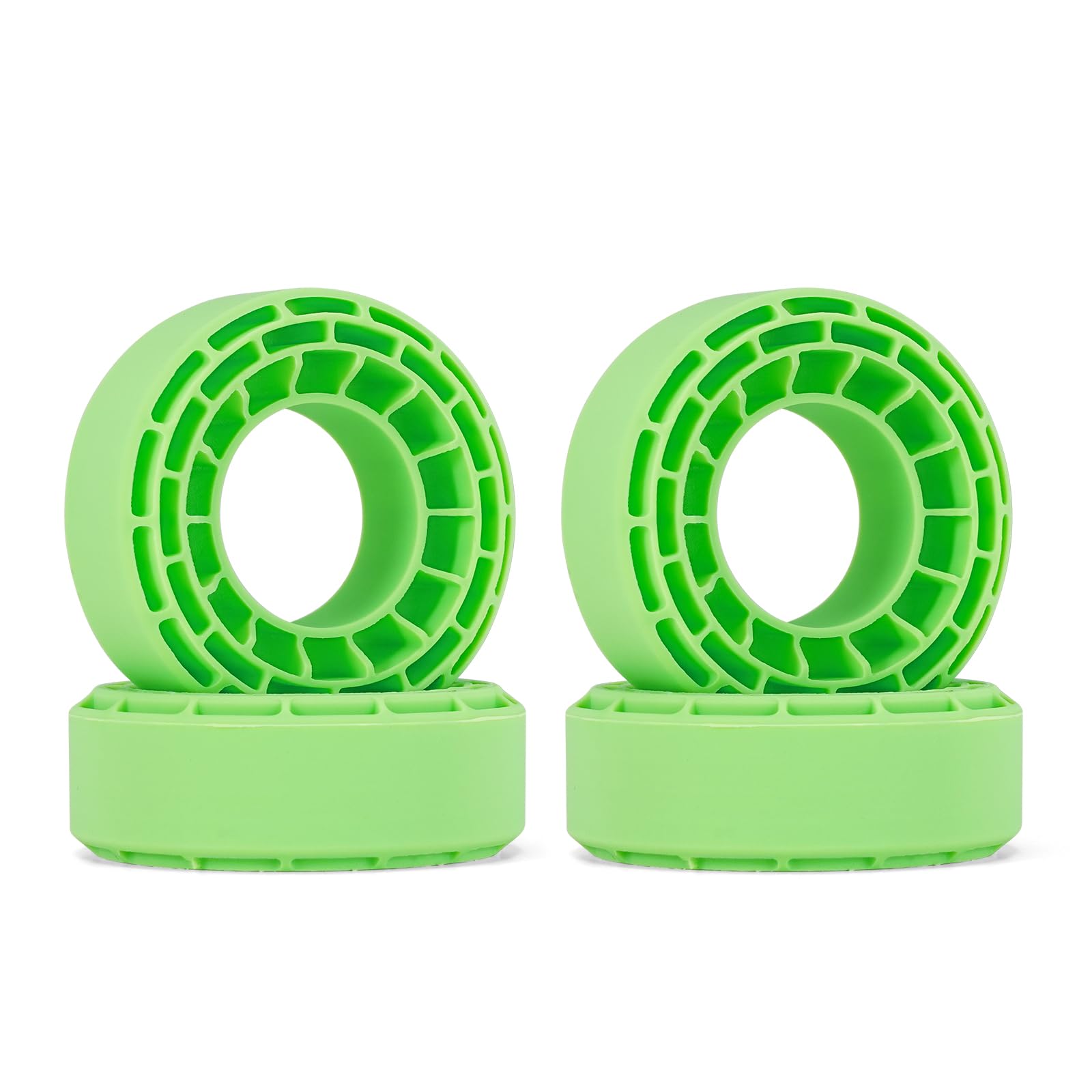 INJORA 4pcs Silicone Rubber Inserts for 56-58mm*24mm 1.0" Tires(Small)