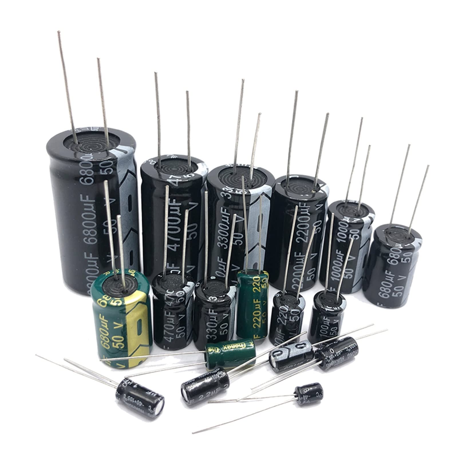 TORONG 20pcs 50v220uf 8x16mm Ad Alta Frequenza E Bassa Resistenza 50v 220uf 8x12mm Condensatore Elettrolitico In Alluminio 220mf 220MFD 50wv 50vdc (Size : 50v220uf 8x12 20pcs - Foto 8