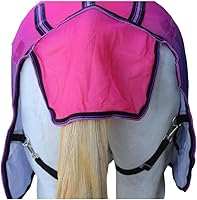 Vista 4 de 74" Caballo Malla Ligero Transpirable Verano Primavera Hoja Bellyband 73439