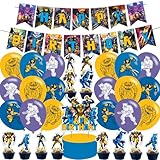HAYCHE X-Men Wolverine Party Supplies ,Wolverine X men Birthday Party Decoration Wolverine Includes Cake Toppers,Cupcake Toppers, Balloons,Banner Party Supplies Decoration For Adults Boys Girls Teens