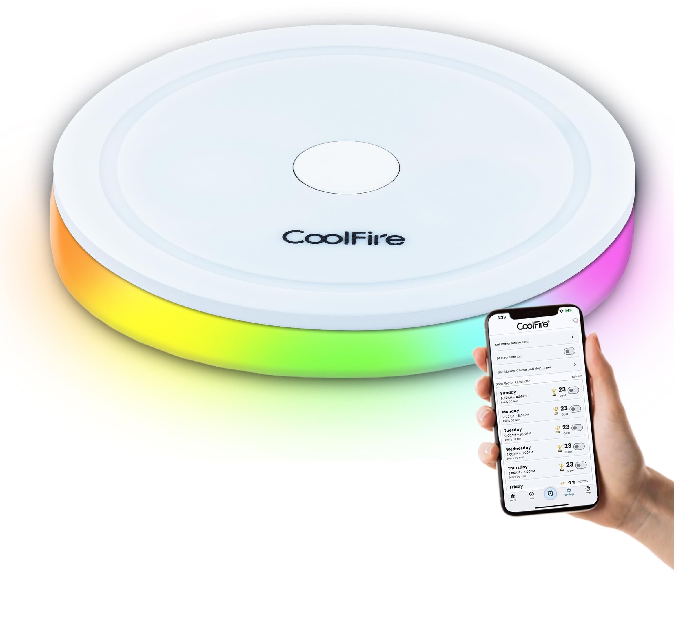 English Talking Alarm Clock for Seniors & Visually Impaired Loud ...