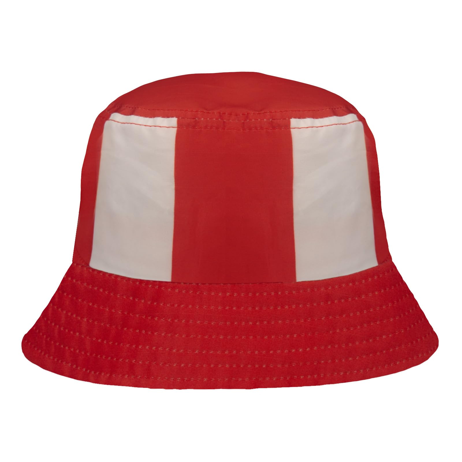 fan originals Sunderland Bucket Hat Striped Red White S/M