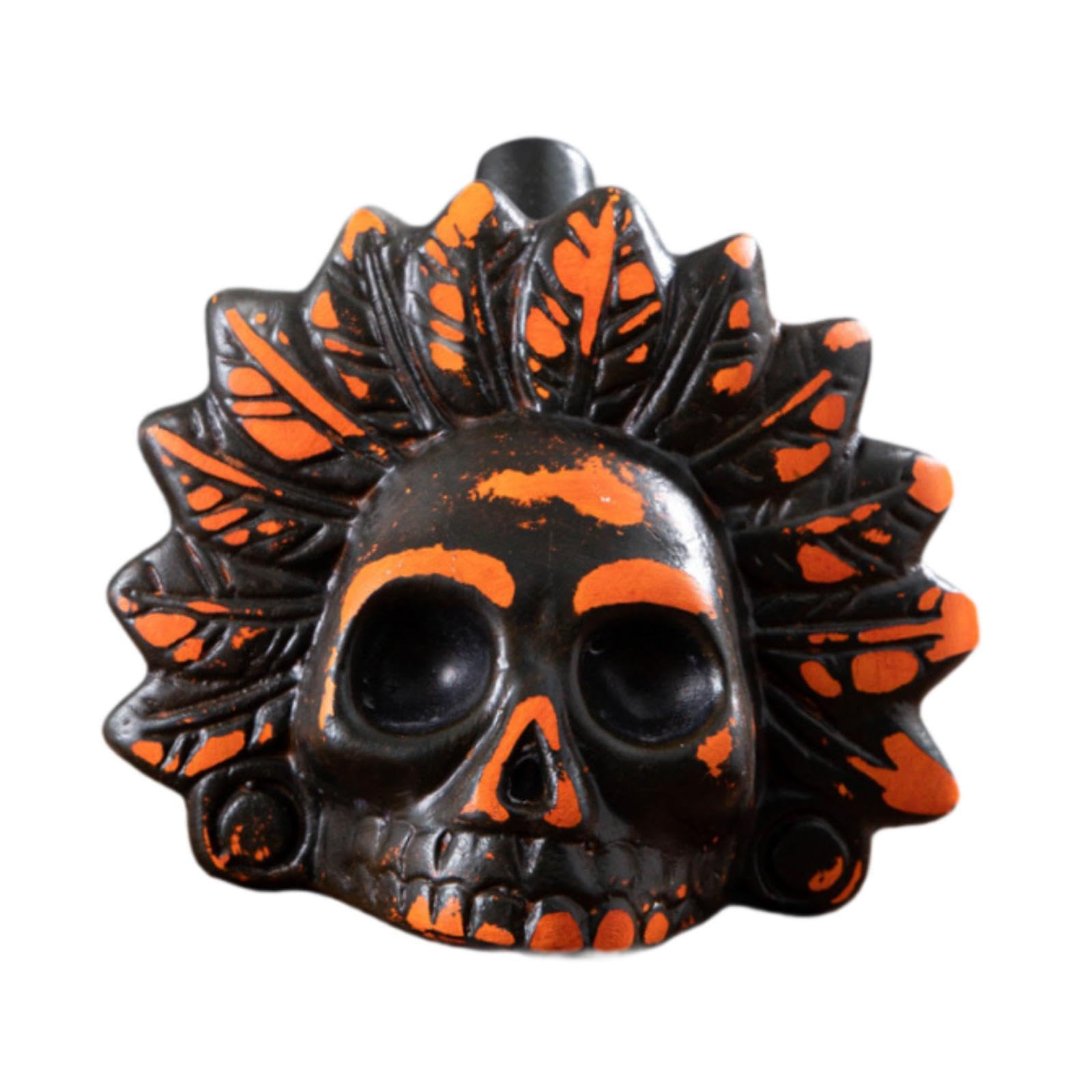 BNF® Aztec Whistle Crafts Horror Toy for Party Holidays Black Orange-Sporting Goods-Outdoor Sports-Camping & Hiking-Emergency Gear-Safety Whistles-1 Aztec Whistle-image-16