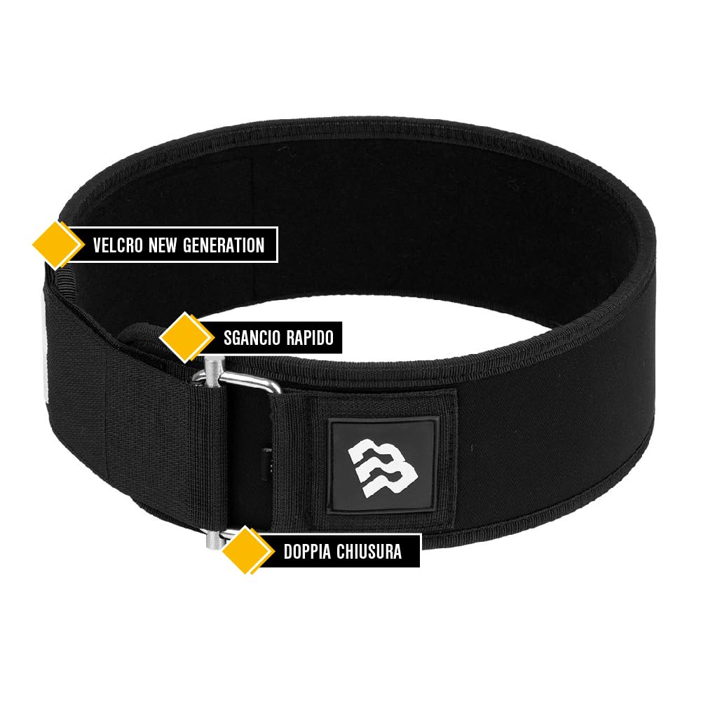 Blor Cintura Regolamentare Weightlifting E Powerlifting Per Sollevamento Pesi Supporto Lombare Unisex Ideale Per Allenamenti Intensi Sgancio Rapido