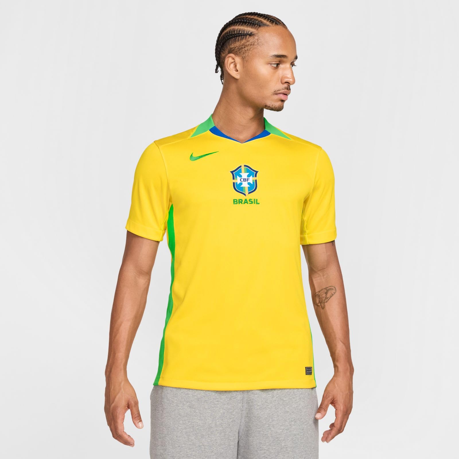NIKE Brasilien 2025 Stadium Home (Frauenteam) Dri-fit Replika-fußballtrikot Für Herren Dri-FIT réplica de Camiseta de fútbol para Hombre Hombre