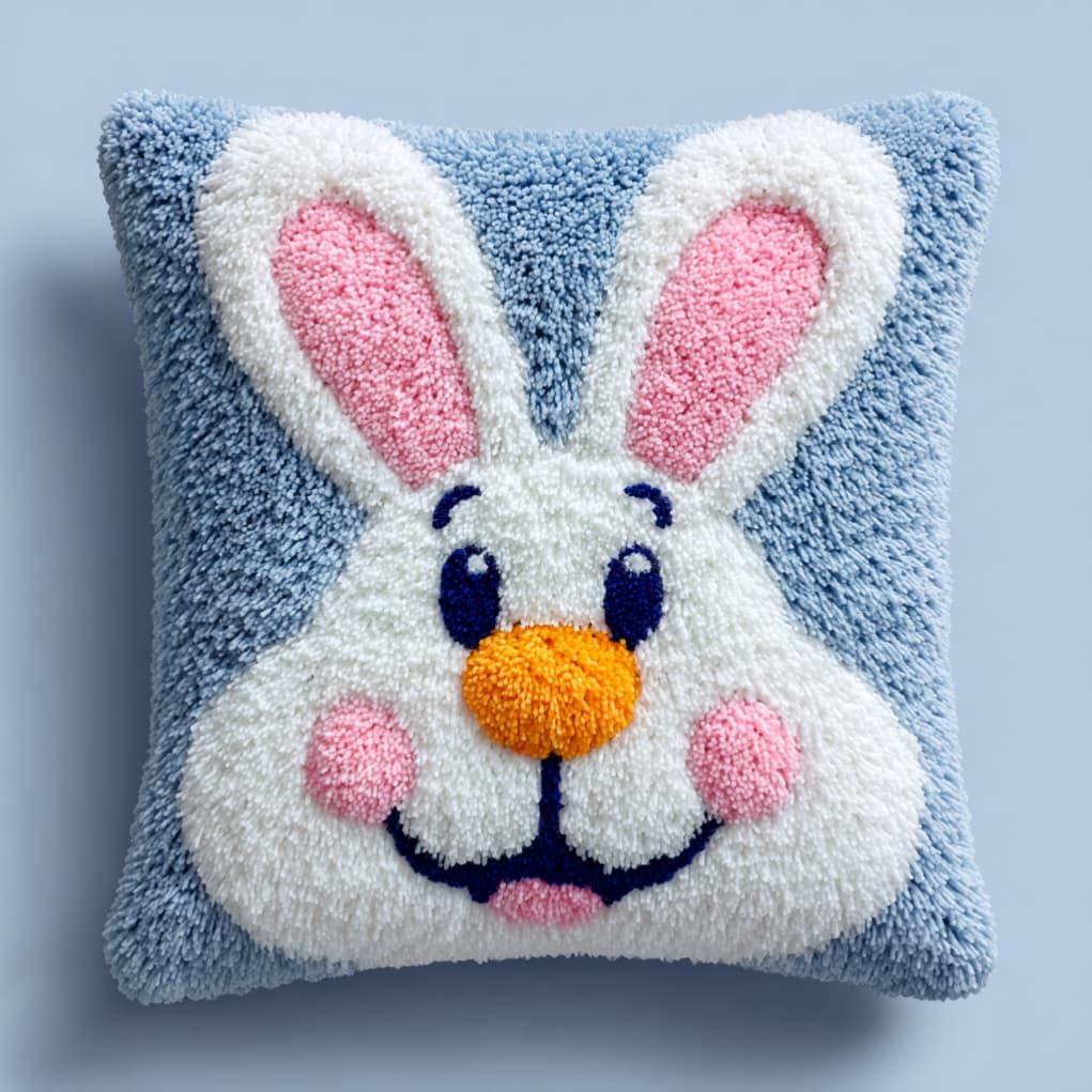 kitphoenix Latch Hook Embroidery Kits Rabbit 43Cmx43Cm