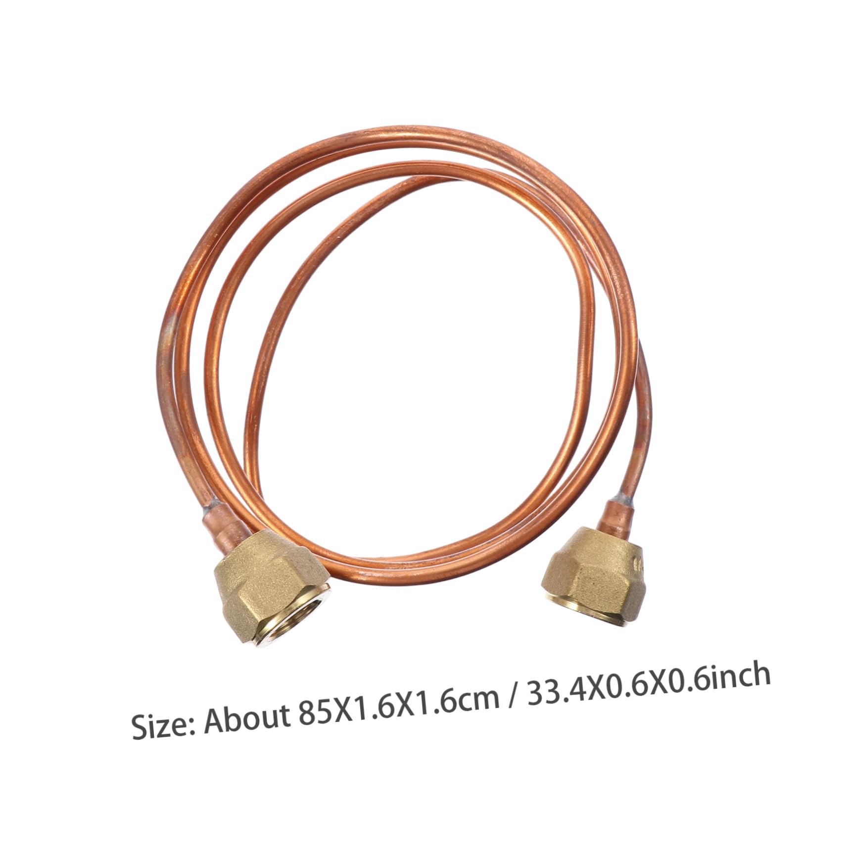 OSALADI Conector Tubo Capilar De Cobre Espiral -900m 90 Cm Para Refrigeración y Mantenimiento De Aire Acondicionado Alta Resistencia a Temperatura y Corrosión