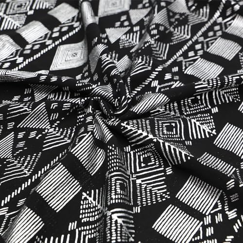 1920s Faux Assuit Foil print chiffon scarf Stylish and Glamorous faux evening dress cape head wrap Hijab handkerchief3