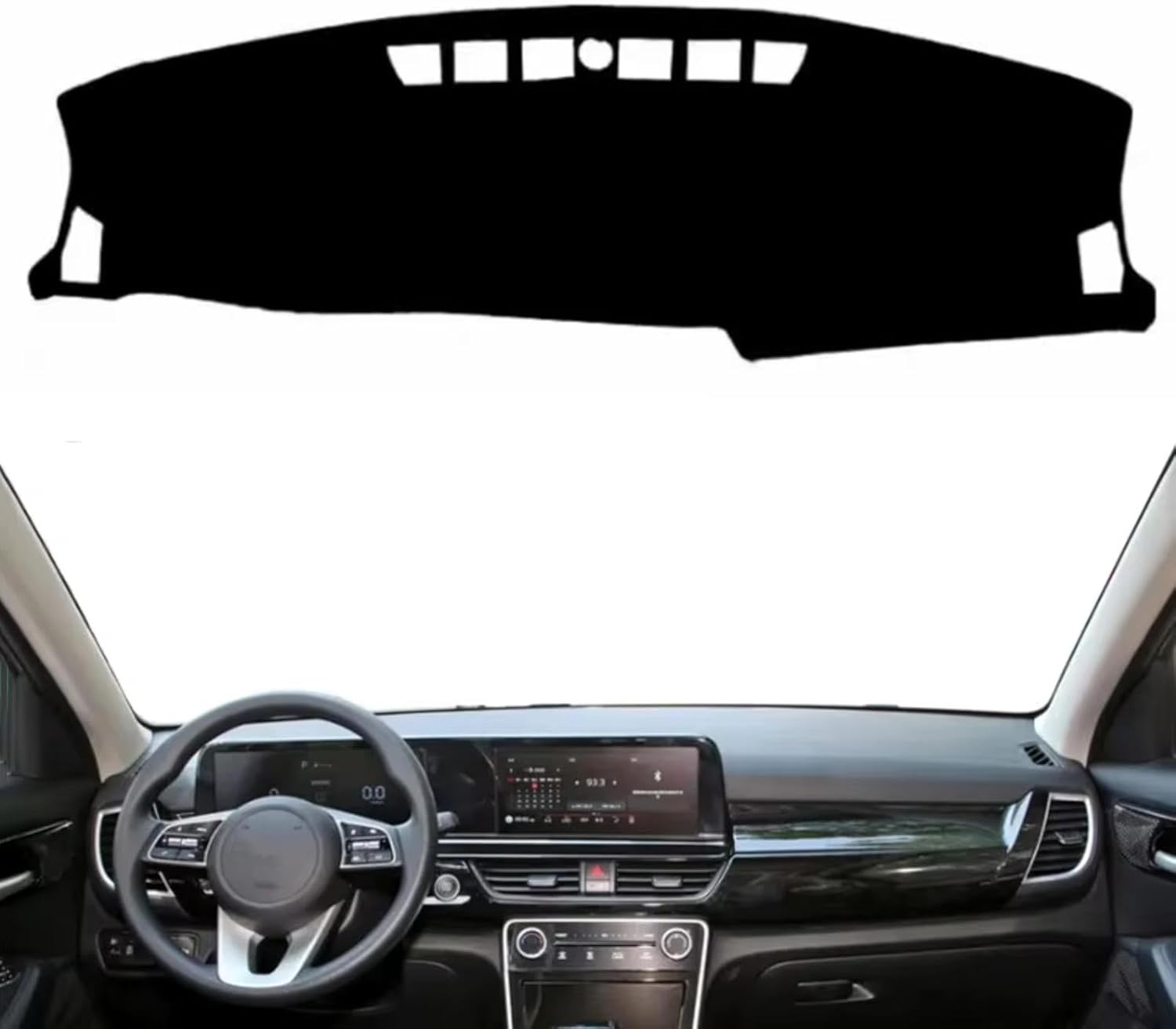 Fit for Kia Seltos SP2 2019-2024,Dash Cover,Dash Mat,Dashboard Cover,Car Dashboard Cover Nonslip Mat Carpet,Car Accessories