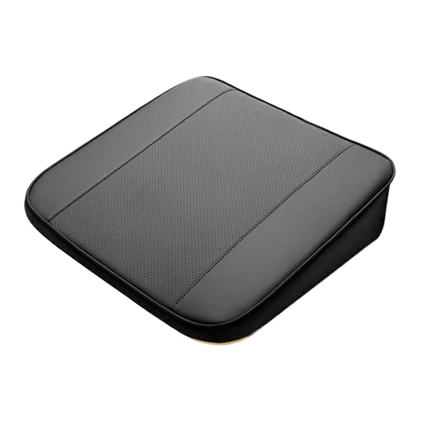 F Fityle Cuscino per sedile conducente auto, accessori interni, comodo cuscino rialzato antiscivolo per veicoli SUV, furgoni, 36 cm x 41 cm x 8