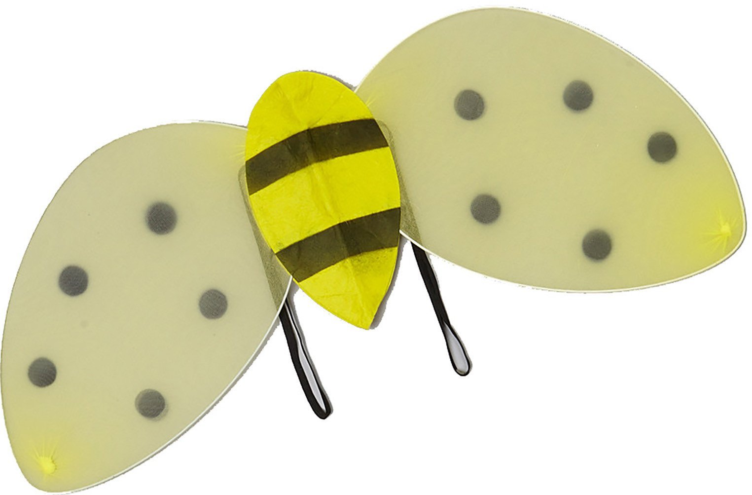 Wenchoice Yellow & Black Bumblebee Wings One-Size, Yellow, One Size