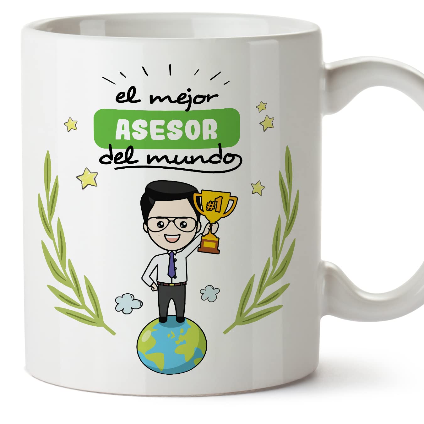 MUGFFINS Taza Fisioterapeuta Hombre (Mejor del Mundo) - Regalos Originales y Divertidos de Fisioterapia — view 14
