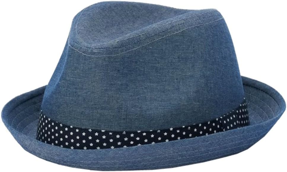 Urban Pipeline® Men's Americana Pork Pie Hat (S/M, Blue)