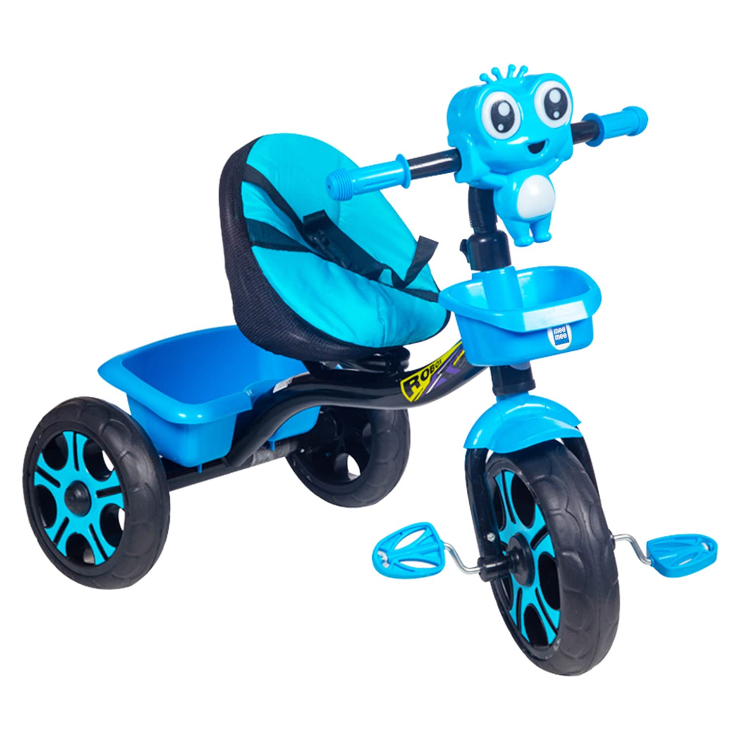 Mee Mee Premium Baby Tricycle - BIS Certified, Safe & Stylish Fun, Comfortable Seat, Wide Wheels Rubber Grip, Optimum Stability 1 to 3 Years Tricycle,Upto 30kgs (Blue) (B0BGLQ9TFX) Amazon Price History, Amazon Price Tracker