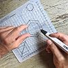 MYNT3D 3D Pen Mat Kit، DesignPad + FreePad، Black