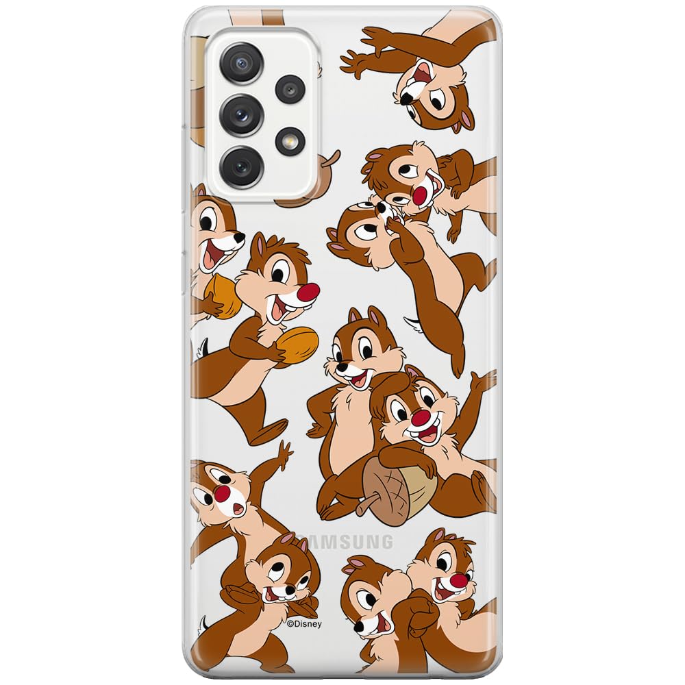 ERT GROUP mobile phone case for Samsung A33 5G original and officially Licensed Disney pattern Chip & Dale 004 optimally adapted to the shape of the mobile phone, partially transparent