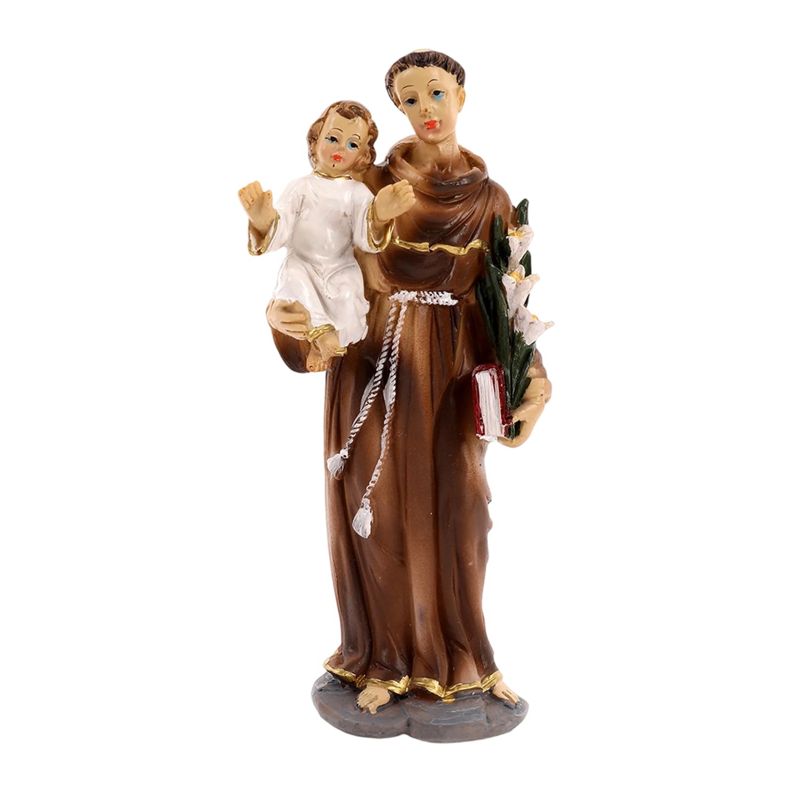 XINYIN Holy Family Figurines Catholic With Child Jesuses Standing Statues Religious Gift Home Decors Figurines