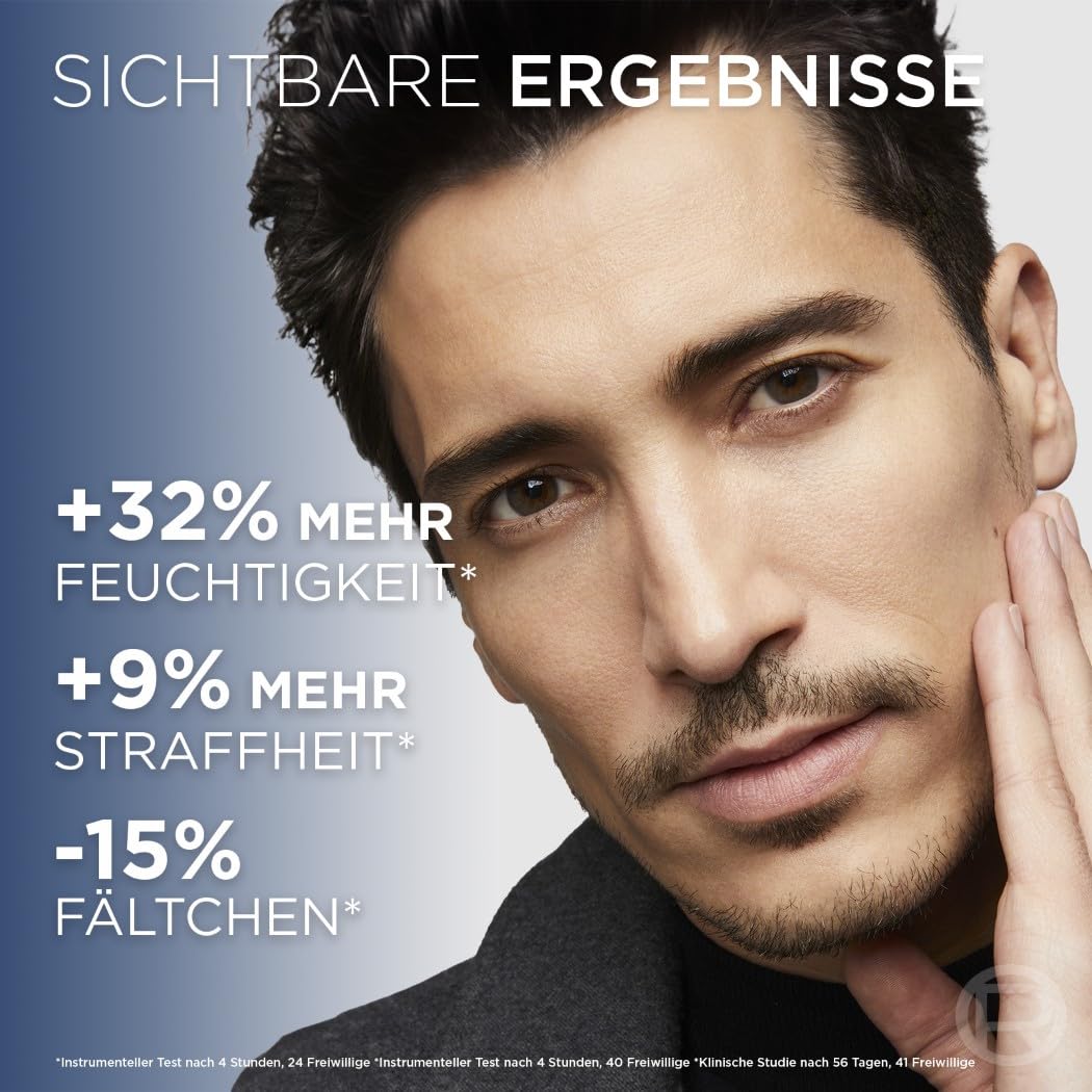 L'Oréal Men Expert Power Age Pflegeset gegen Falten mit Hyaluronsäure, Geschenkset für Männer, 2 x 50 ml, 1 x 30 ml, 1 x 15 ml