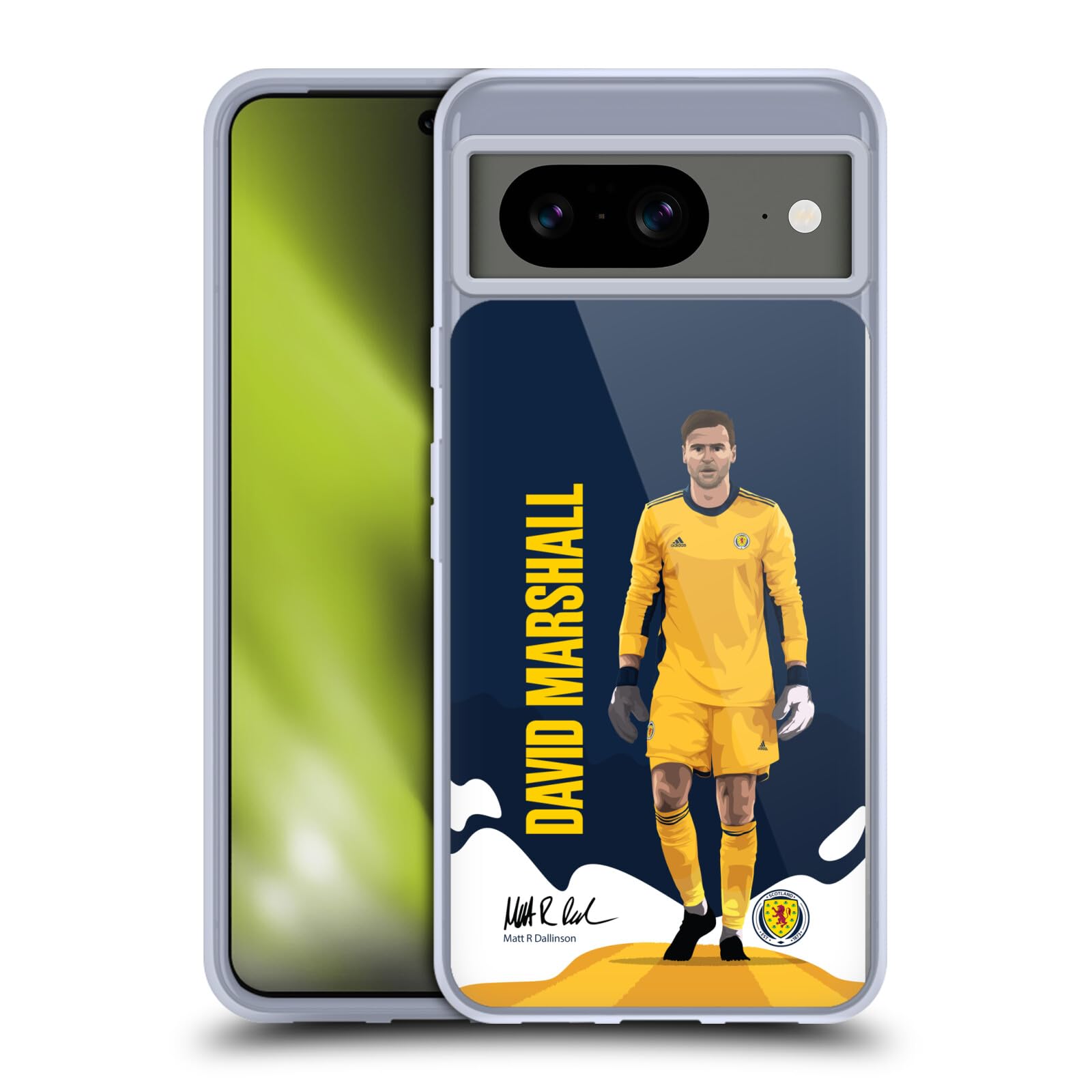 Funda de Gel Google Pixel 8 para Seguir los Partidos de Fútbol 7