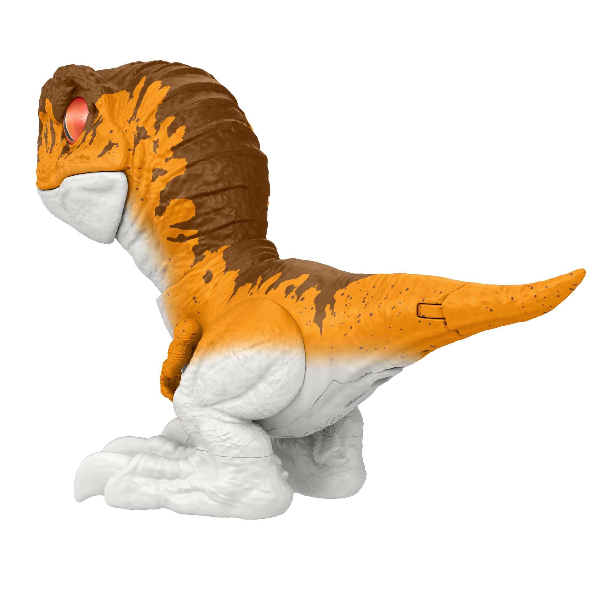 Jurassic World Dominion Uncaged Rowdy Roars Atrociraptor 'Tigre' - Figura de acci n de dinosaurio, regalo de juguete con movimiento interactivo y respuesta t ctil de sonido, regalo y coleccionable